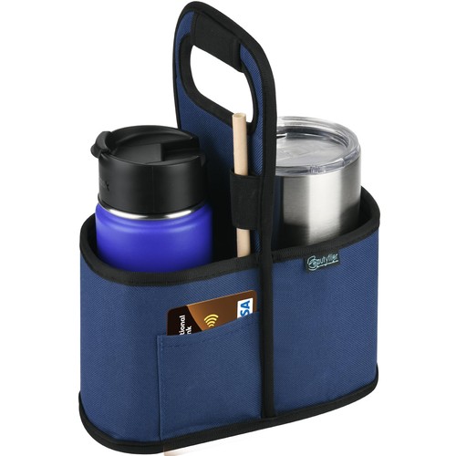 Drink carrier with - with, handle